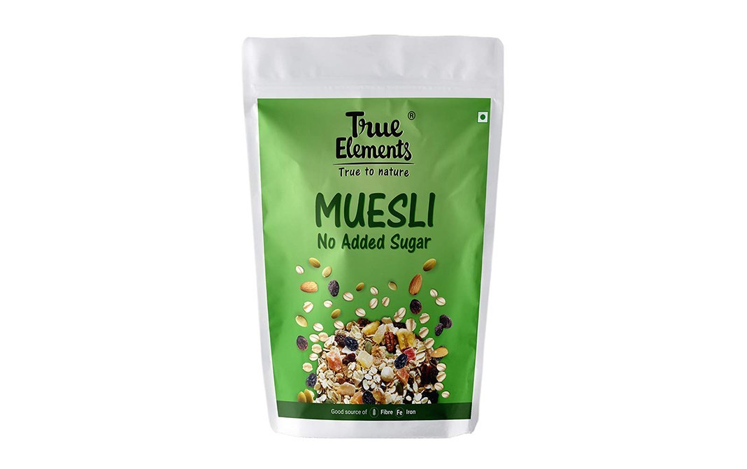 True Elements Muesli No Added Sugar    Pack  1.2 kilogram